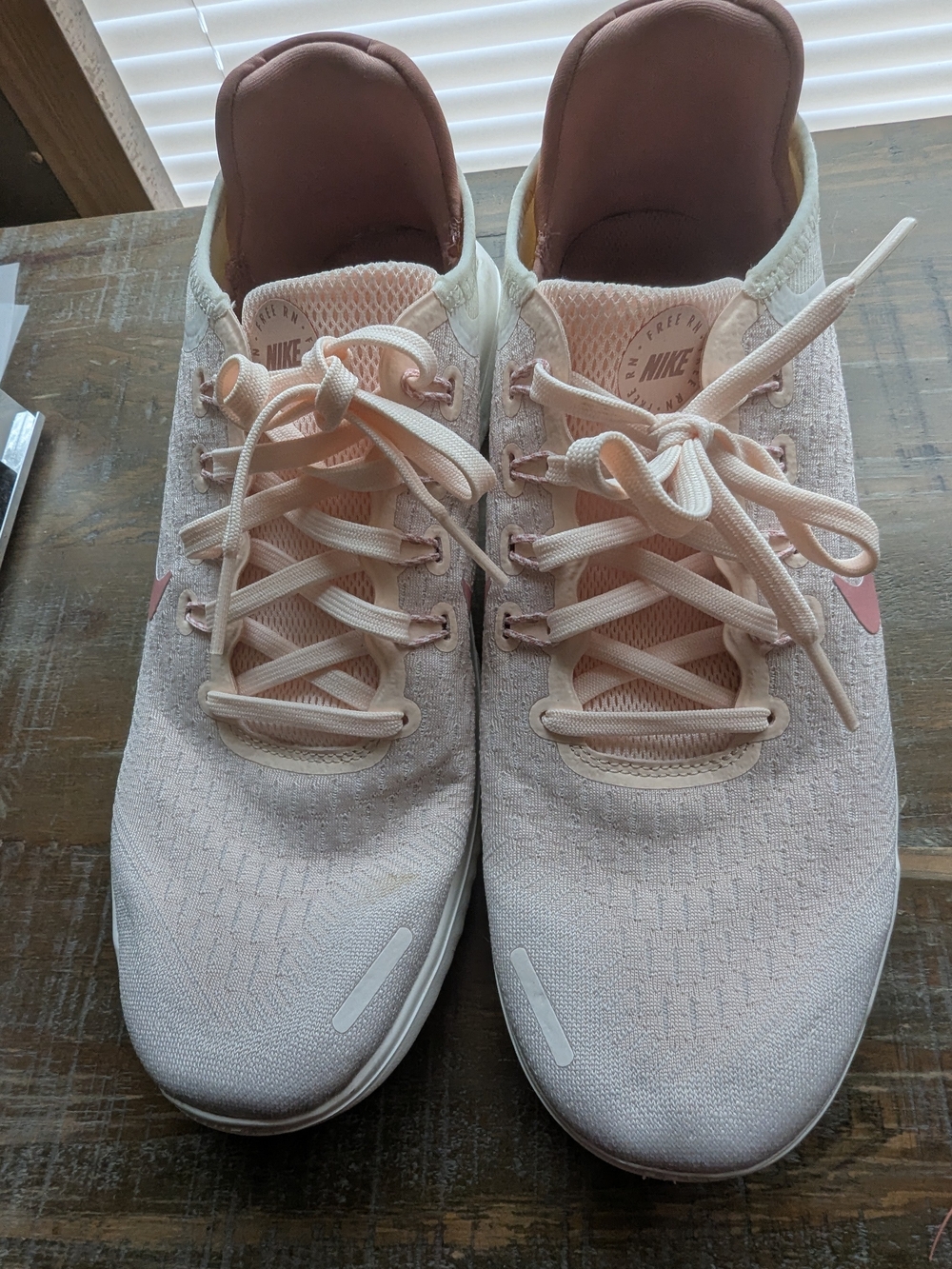 Nike Women's Pale Pink Athletic Running Shoes